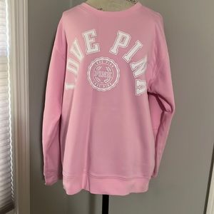 PINK Sweatshirt Pink Color Pullover Crew Neck NWOT
